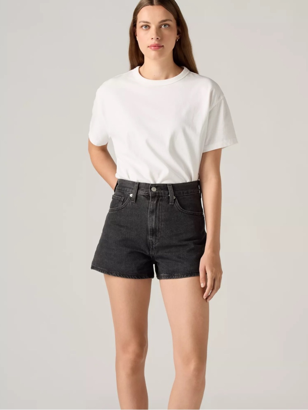 Levi's High-Waisted Mom Shorts